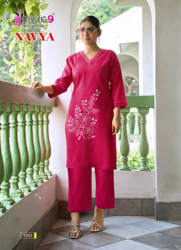 Mystic9 navya vol 1 coord set Kurti wholesale market in Bhavnagar